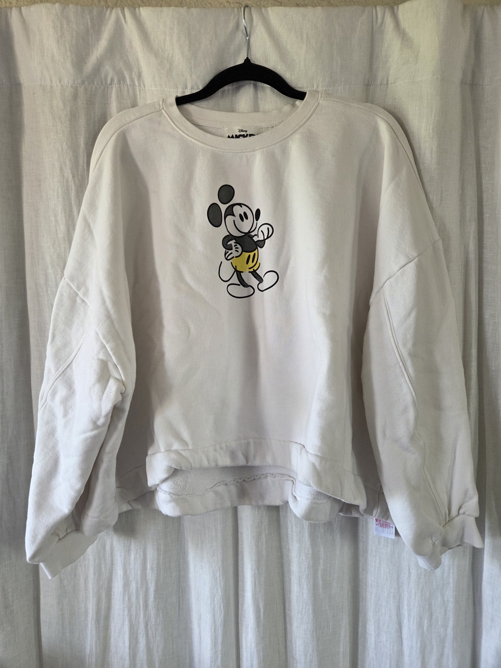 Disney | 100% Cotton Mickey Mouse Cartoon Graphic Sweatshirt